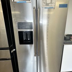 New Stainless Steel KitchenAid Side-by-Side Counter-Depth Refrigerator -