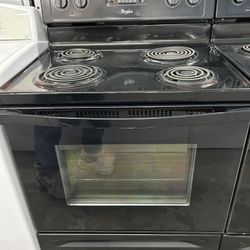 Black Self Clean Stove