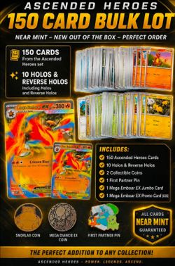 Pokemon Ascended Heroes Bulk and Accessories