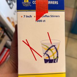 Coffee Stir Straws, 7 Inch.