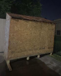 FREE Outdoor Wooden Storage Shed OSB Construction