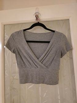 Gray Crop Top [Small]