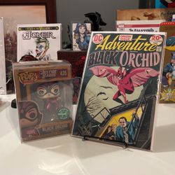 Black Orchid Comic And Funko Combo