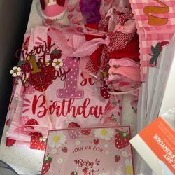 Berry First Birthday Supplies & Activities