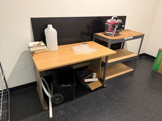 Free desk and storage
