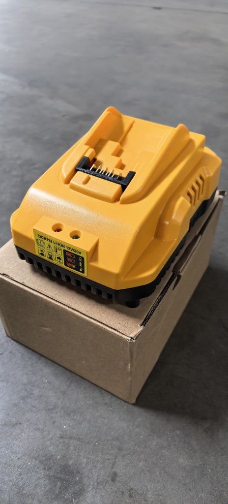 ๐ DCB112 Fast Charger for DeWalt 12V/20V MAX Tools โก Compact Single Port โ