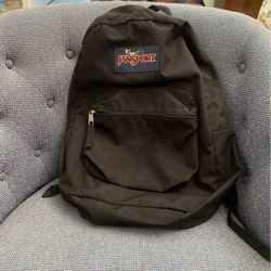 JANSPORT SuperBreak One Black Backpack 16" X 13" X 8" 
