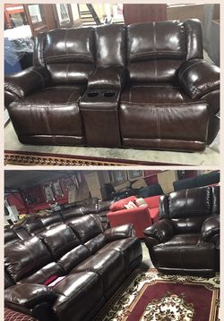 SET SOFAS ORIGINAL leather