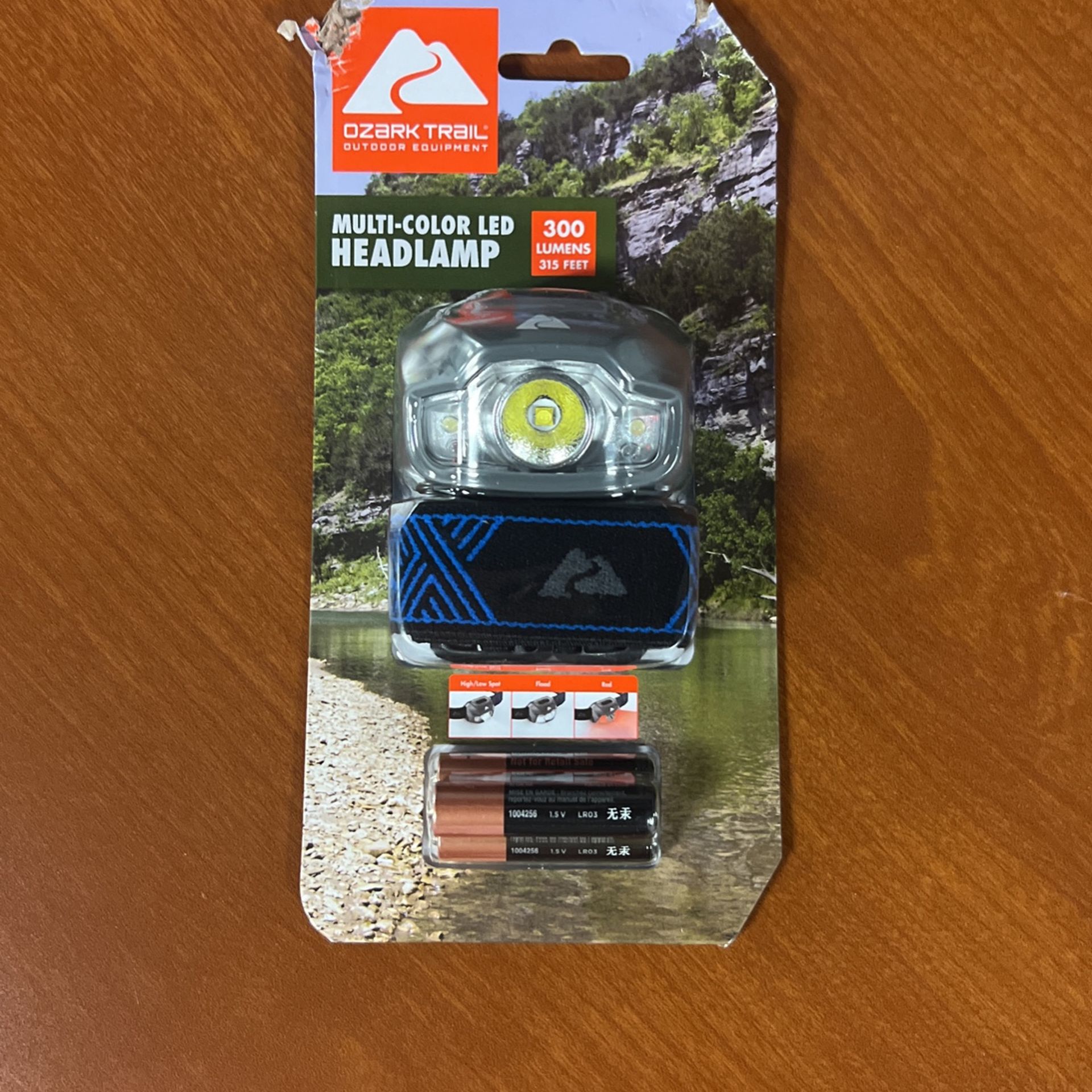 Ozark Trail Outdoor Equipment Multi-color LED Headlamp