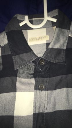 Black/ white Burberry flannel