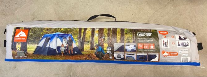 $30 Ozark Trail 6-Person Tent - Used once