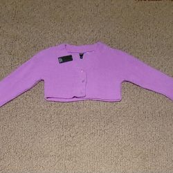 NWT WOMENS WILD FABLE SWEATER CROPPED COZY CARDIGAN PURPLE SIZE XS 