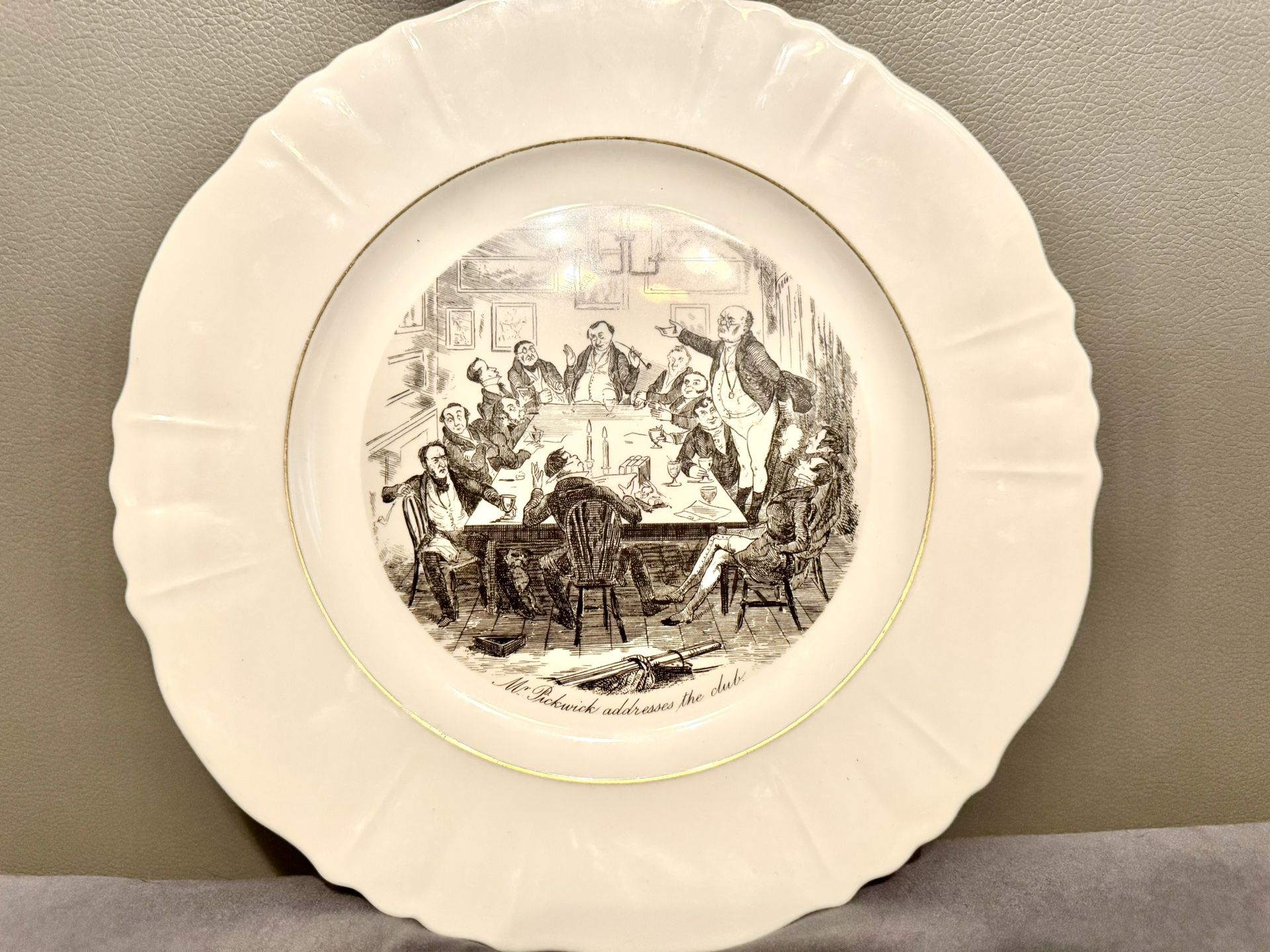 Limited, First Edition, Charles Dickinson‘S Pickwick Papers Collector Plate