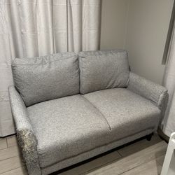 Loveseat gray couch