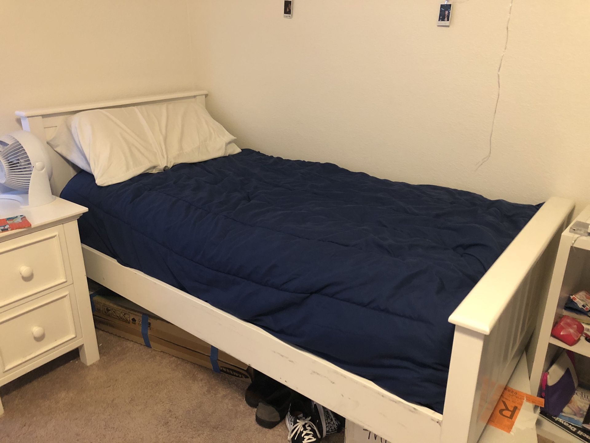 TWO TWIN BEDS * MATTRESSES * DRESSERS