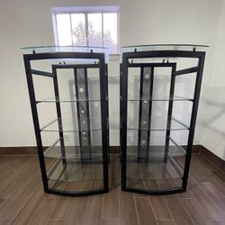 Living Room Glass Shelves 