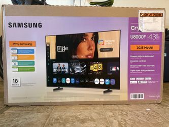 Samsung 43" Crystal U8000F 4K Smart TV