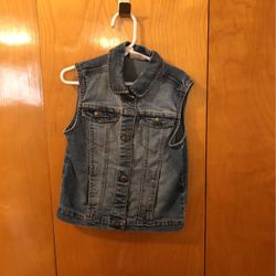 Girls Crazy 8 Denim Vest Size 7/8