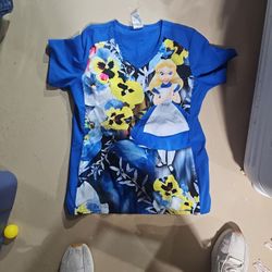 Alice and Wonderland scrubs 