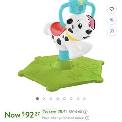 Fischer Price Bounce And Spin Puppy 