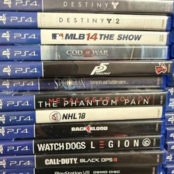PlayStation 4 Games $10-35 Each