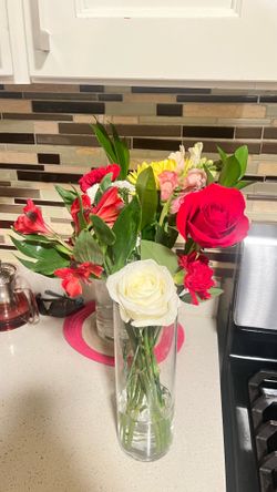 Flowers with Vase