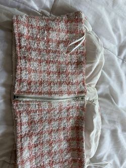 Pink And White Top