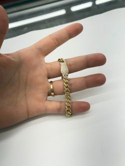 10KT Real Gold Monaco Bracelet