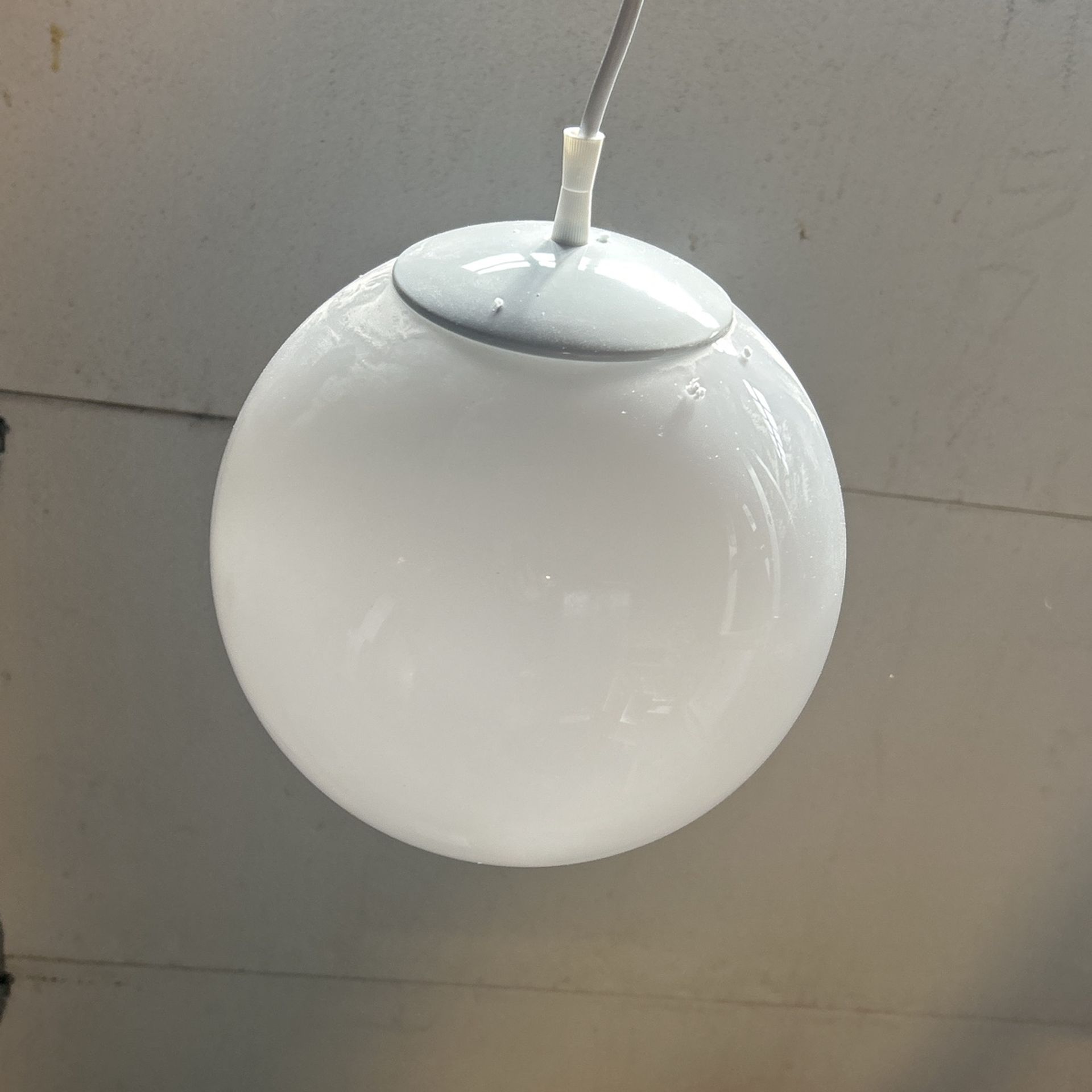 Globe Hanging Light Fixture 10”globe