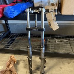 Harley FXRS 35mm Dual Disc Front End – Complete Assembly (1986 FXRS)