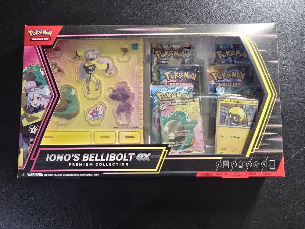 Pokemon Iono's Bellibolt Ex Premium Collection Box