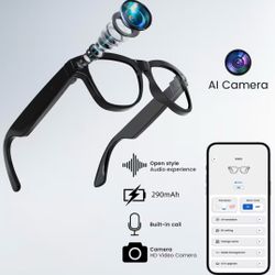 Business AI integrated smart glasses with Recording & Translation