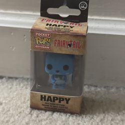 FairyTail Anime Happy The Cat Funko Pop Keychain Vaulted/Retired