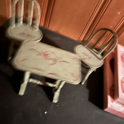 Antique Doll Furniture Set