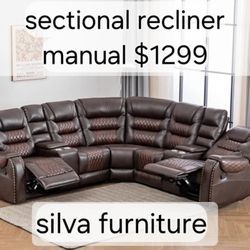 Sectional Recliner Manual 1299