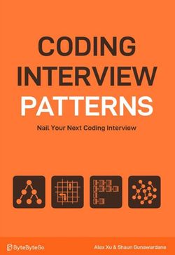 Coding Interview Patterns: Nail Your Next Coding Interview ISBN-13: (contact info removed)049136, ISBN-10: 1(contact info removed)35