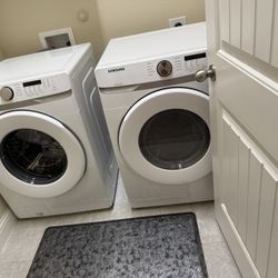 Samsung White Washer & Dryer Set