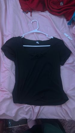 Black crop top