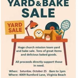 Yard Sale Fundraiser 