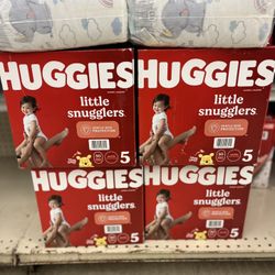 Huggies Diapers Size 5,6 &2 