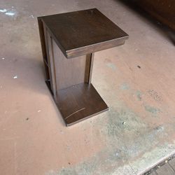 wooden end table 