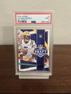 2024 Score - Nfl Draft Jayden Daniels #3 (RC) PSA 9