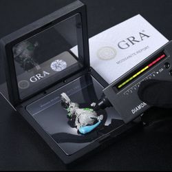 Glow In The Dark Moissanite Money In The Bag Pendant 