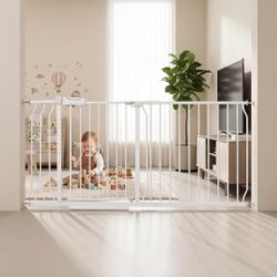 Extra Wide Baby Gate for Doorways Stairs Living Room Pressure Monuted