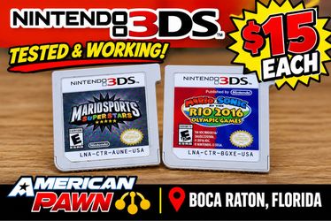 Nintendo 3DS Games - $15 EACH - Tested & Working