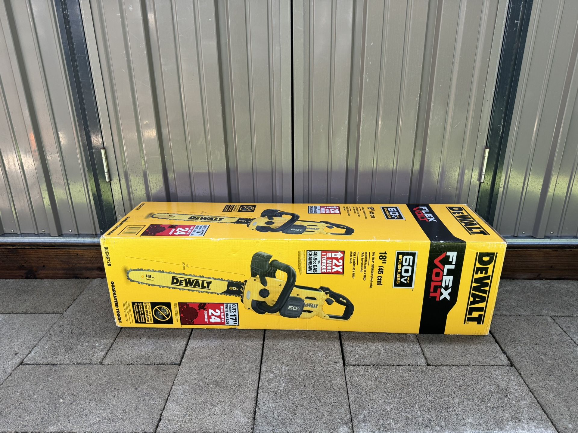 Dewalt 18” Chainsaw 60v Max (Tool Only)