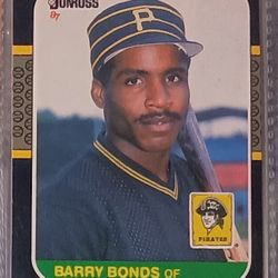 Barry Bonds 1987 Donruss Rookie Card