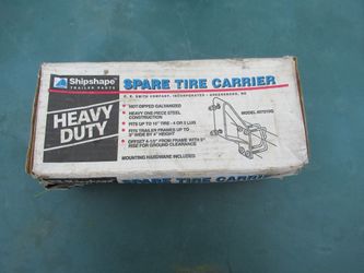 Shipshape spare tire carrier