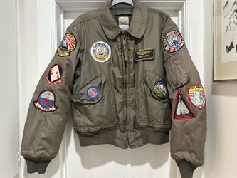 Rare Jacket Flyer's CWU-45/P Mil 183388 Military Flight Jacket