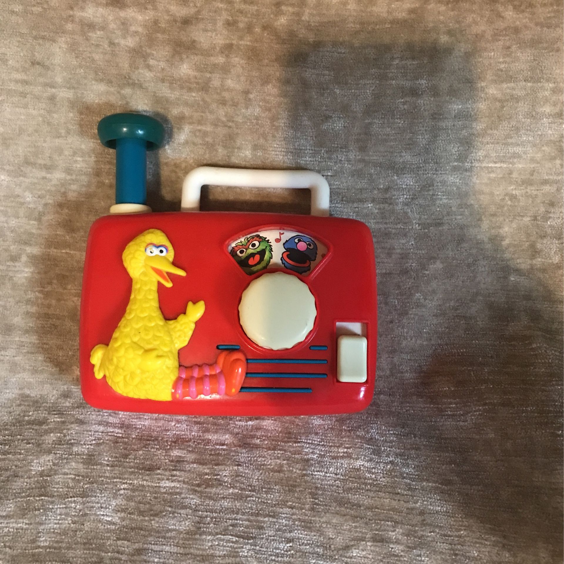 Sesame Street Musical Toy Radio- Wind Up- Tyco Preschool